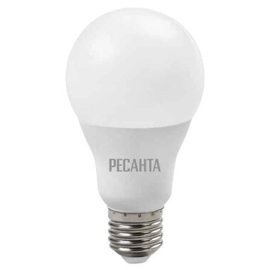 Лампа светодиодная РЕСАНТА LL-R-A65-15W-230-4K-E27 фото