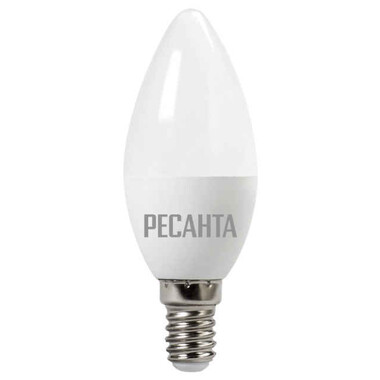 Лампа светодиодная РЕСАНТА LL-R-C37-5W-230-3K-E14 фото