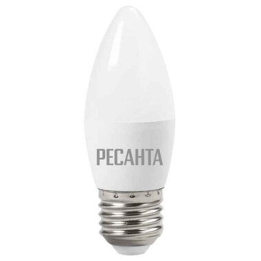Лампа светодиодная РЕСАНТА LL-R-C37-6W-230-3K-E27 фото