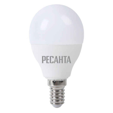 Лампа светодиодная РЕСАНТА LL-R-G45-7W-230-3K-E14 фото