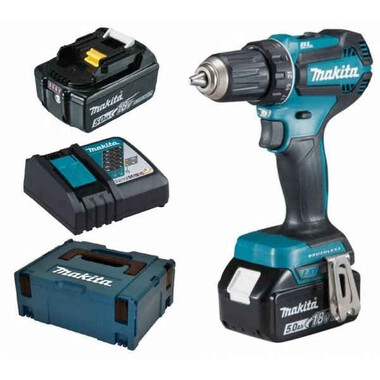 Аккумуляторная дрель-шуруповерт Makita DDF485RAJ фото