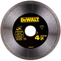 Алмазный круг сплошной керамика125х22.2,h=7мм DeWalt DT3736-XJ