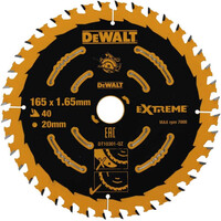 Пильный диск EXTREME п/дер. 165/20 1.65 24 WZ +18° DeWalt DT10300-QZ