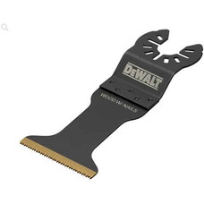Многофункциональное лезвие из титана по дереву и металлу 55 x 44 мм DeWalt DT20736-QZ Многофункциональное лезвие из титана по дереву и металлу 55 x 44 мм DeWalt DT20736-QZ