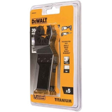 Погружное пильное полотно Ti,д/мультитул, 5шт DeWalt DT20727-QZ Погружное пильное полотно Ti,д/мультитул, 5шт DeWalt DT20727-QZ