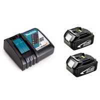 Комплект Makita DC18RC + 2 BL1860B 191L74-6