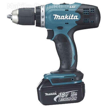 Аккумуляторная ударная дрель-шуруповерт Makita DHP453RFE фото