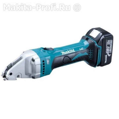 Аккумуляторные шлицевые ножницы по металлу Makita BJS101RFE фото