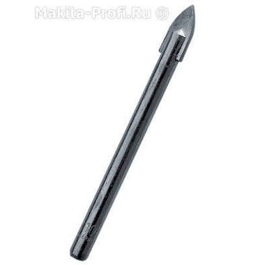 Сверло по стеклу, кафелю Makita D-25149 (6х65 мм, хв-цилиндр, острие конус) фото