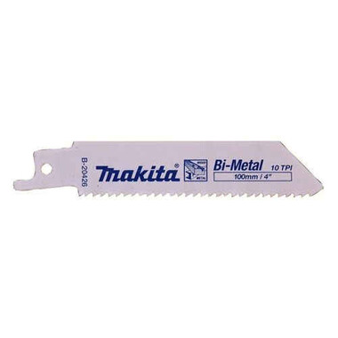 Полотно для сабельных пил 5 шт. Makita B-20426 (BIM, 100/0.9 мм, 2.5 мм, для саб. пил JR100D и JR102D, по дереву и мет.) фото