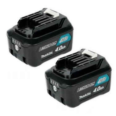 Аккумуляторы 2 шт. BL1040B Makita 197404-6 (10.8 В, 4 Ач, Li-Ion) с индикацией заряда фото