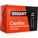 Скобы для пневматического степлера Gigant 18GA 25 мм 5000 шт. Скобы для пневматического степлера Gigant 18GA 25 мм 5000 шт.
